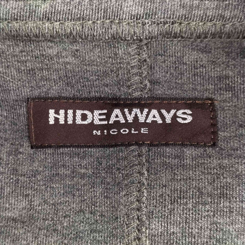 ハイダウェイニコル HIDEAWAYS NICOLE ナポレオンジャケット ジップアップ フーデッド メンズ JPN:48