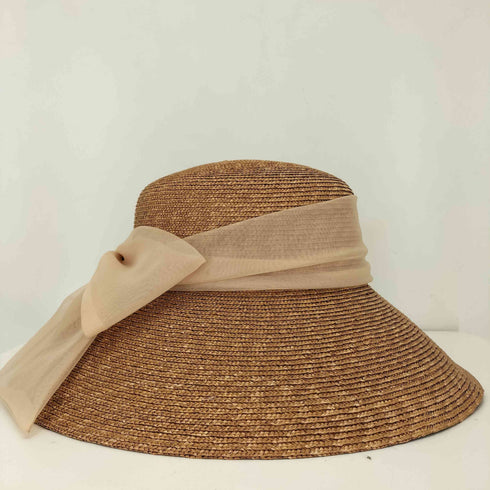 エイミーイストワール eimy istoire Organdy Ribbon Capellin hat レディース FREE