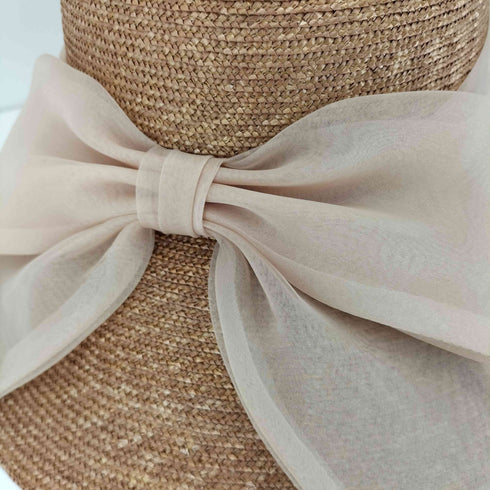 エイミーイストワール eimy istoire Organdy Ribbon Capellin hat レディース FREE