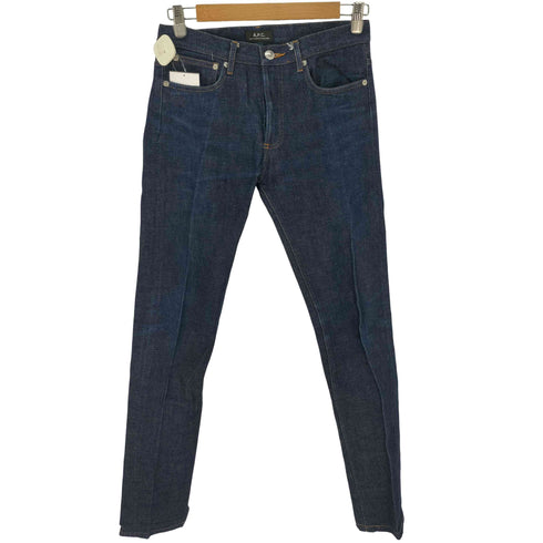 アーペーセー A.P.C. ボタンフライ テーパード デニムパンツ メンズ