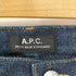 アーペーセー A.P.C. ボタンフライ テーパード デニムパンツ メンズ