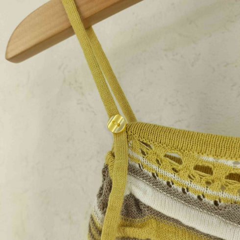 マウジー moussy RANDOM STRIPE SHOULDER ランダムストライプ オフ ショルダー トップス レディース FREE