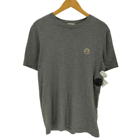 モンクレール MONCLER ワンポイント ロゴ刺繍 半袖Tシャツ メンズ M