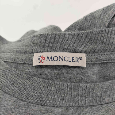 モンクレール MONCLER ワンポイント ロゴ刺繍 半袖Tシャツ メンズ M