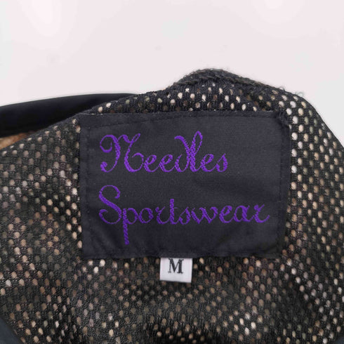 ニードルズスポーツウェア NEEDLES SPORTSWEAR レオパード柄 メッシュ ジップアップ ベスト メンズ M