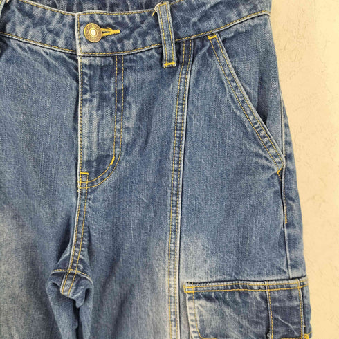 エックスガール X-girl LOW RISE CARGO POCKET DENIM PANTS ロー ライズ カーゴ ポケット デニム パンツ レディース S