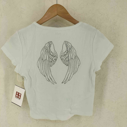 エックスガール X-girl WING S/S BABY TEE ウィング ショートスリーブ ベイビー Tシャツ レディース S