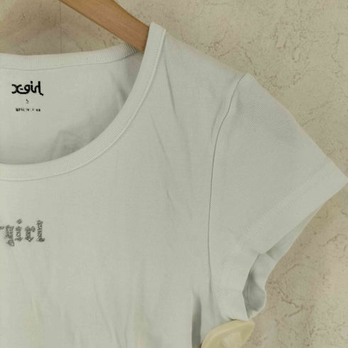 エックスガール X-girl WING S/S BABY TEE ウィング ショートスリーブ ベイビー Tシャツ レディース S