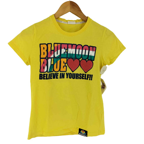 BLUE MOON BLUE ブルー ムーン ブルー 両面プリント 半袖 Tシャツ Y2K レディース FREE