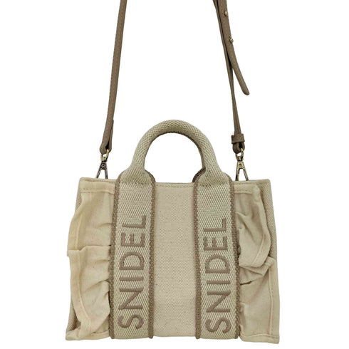 スナイデル snidel 25ss フリルロゴミニバッグ レディース