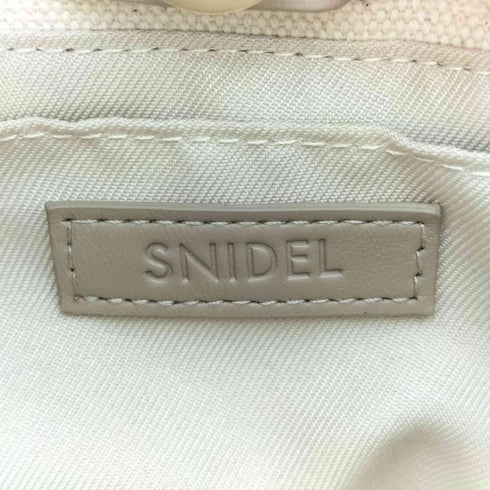 スナイデル snidel 25ss フリルロゴミニバッグ レディース