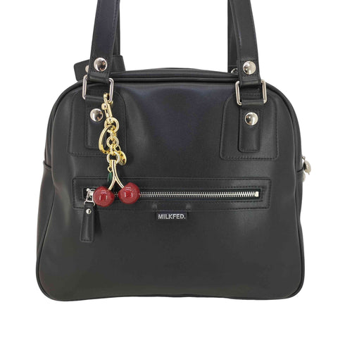 ミルクフェド MILKFED. 26ss HEART CHARM BOSTON BAG レディース ONE SIZE