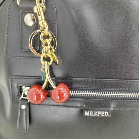 ミルクフェド MILKFED. 26ss HEART CHARM BOSTON BAG レディース ONE SIZE