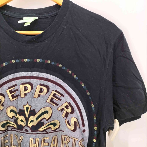 ザビートルズ THE BEATLES 00S フロント プリント S/S バンド Tシャツ バンT コピーライト2005 メンズ import:M