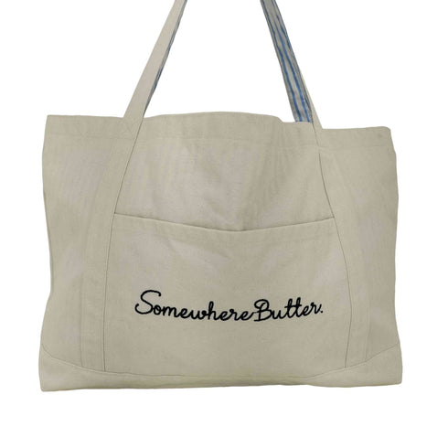 SOMEWHERE BUTTER 26ss Letter reversible bag レディース FREE