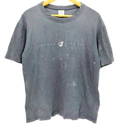 クレイジーシャツ CRAZY SHIRTS 90-00S USA製 シャーク 鮫 プリント ペイント加工 S/S Tシャツ メンズ import:M