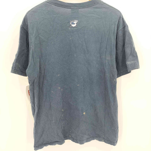 クレイジーシャツ CRAZY SHIRTS 90-00S USA製 シャーク 鮫 プリント ペイント加工 S/S Tシャツ メンズ import:M