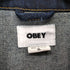 オベイ OBEY BASE TRUCKER JACKET デニム トラッカー ジャケット メンズ XL