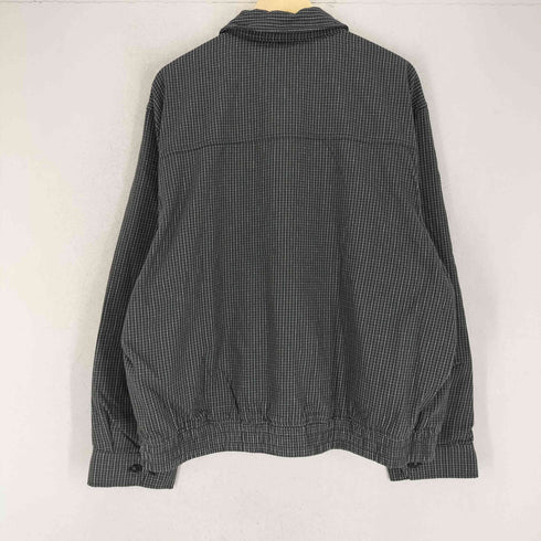 オベイ OBEY LUTHER BLOUSON JACKET チェック ジップ ジャケット メンズ XL