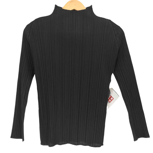 プリーツプリーズイッセイミヤケ PLEATS PLEASE ISSEY MIYAKE ボトルネック プリーツ L/S 長袖 カットソー レディース JPN:3
