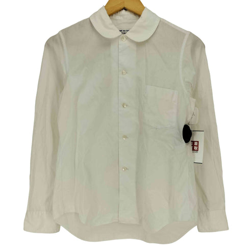 コムデギャルソンコムデギャルソン COMME des GARCONS COMME des GARCONS AD2014 丸襟 ラウンドカラー コットン 長袖 シャツ レディース JPN:XS