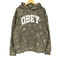 オベイ OBEY COLLEGIATE PULLOVER HOOD リアルツリー プルオーバー パーカー メンズ M