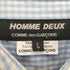 コムデギャルソンオムドゥ COMME des GARCONS HOMME DEUX 24ss ギンガムチェック パッチワーク 長袖シャツ メンズ JPN:L
