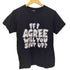 アンビル Anvil 90s USA製 袖シングルステッチ IF AGREE WILL YOU SHUT UP クルーネック 半袖 Tシャツ メンズ JPN:L