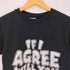 アンビル Anvil 90s USA製 袖シングルステッチ IF AGREE WILL YOU SHUT UP クルーネック 半袖 Tシャツ メンズ JPN:L