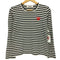 プレイコムデギャルソン PLAY COMME des GARCONS AD2016 ハートワッペン ボーダーカットソー レディース JPN:M