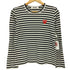 プレイコムデギャルソン PLAY COMME des GARCONS AD2016 ハートワッペン ボーダーカットソー レディース JPN:M