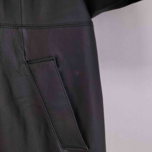 NEWPORT NEWS 本革 ロングレザーコート メンズ import:M