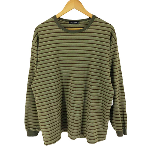 PORTANCE ポータンス OG STRIPED L/S TEE OG ストライプ ロングスリーブ Tシャツ メンズ M