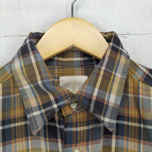フォックスファイヤー foxfire 90s- ジップ ポケット チェック 長袖 ネルシャツ メンズ M