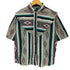 USA製 ネイティブ柄 レイヤード 半袖シャツ レディース MEDIUM