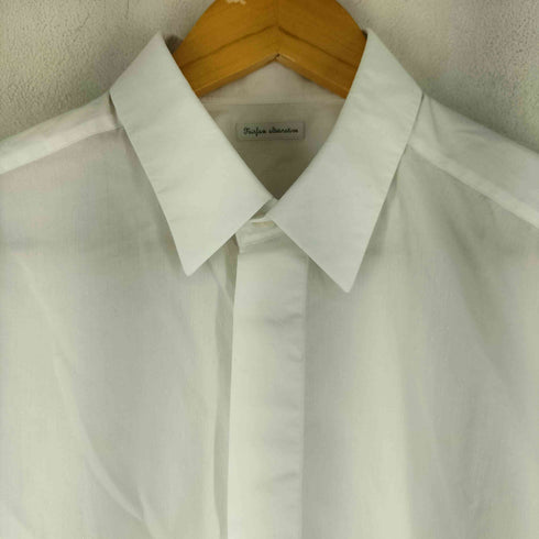フェアファクス FAIRFAX エンボス コットン 長袖 シャツ メンズ JPN:1