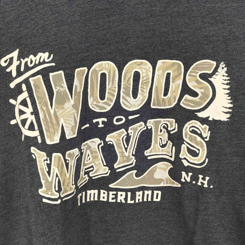 ティンバーランド Timberland フロントプリントTシャツ WOODS WAVE メンズ JPN:XL