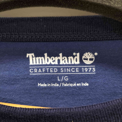 ティンバーランド Timberland ロゴプリントリンガーTシャツ メンズ JPN:L