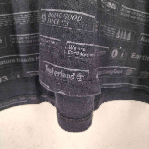 ティンバーランド Timberland ロゴ総柄 クルーネックTシャツ メンズ JPN:L