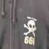ジャパンバンド スカルプリント ジップパーカー 666 メンズ JPN:XL