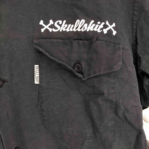 スカルシット SKULLSHIT ショートスリーブ オープンカラーシャツ メンズ JPN:L