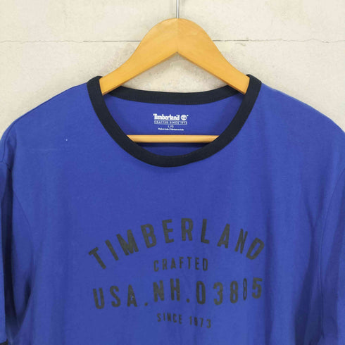 ティンバーランド Timberland ロゴプリントリンガーTシャツ メンズ JPN:L