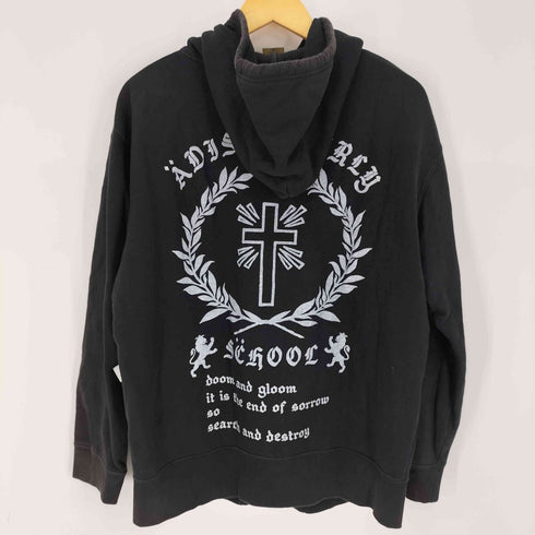 バッククロスプリント ジップパーカー メンズ JPN:XL