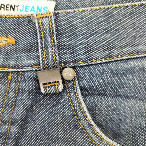 サンローランジーンズ Saint Laurent jeans ボタンフライ ストレート デニム パンツ メンズ 29