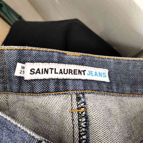 サンローランジーンズ Saint Laurent jeans ボタンフライ ストレート デニム パンツ メンズ 29