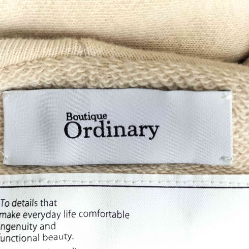 Boutique Ordinary Relaxing Riders Jacket リラックス ライダース ジャケット レディース FREE