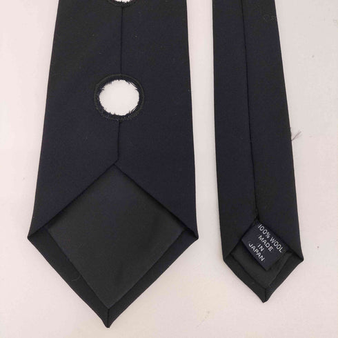 ヨウジヤマモト Yohji Yamamoto ウールホールデザインネクタイ メンズ