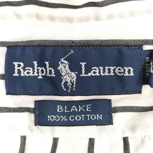 ラルフローレン RALPH LAUREN 90S BLAKE ポニー刺繍 ボタンダウン L/S シャツ メンズ import:XL