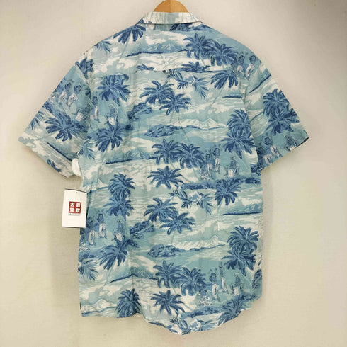 クイックシルバー Quiksilver ドクロ 半袖 アロハシャツ メンズ import:L
