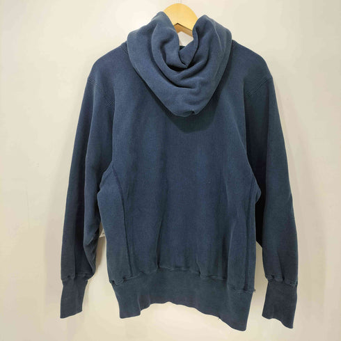 チャンピオン Champion 90S REVERSE WEAVE リバースウィーブ 刺繍タグ 二段プリント プルオーバーパーカー メンズ JPN:M